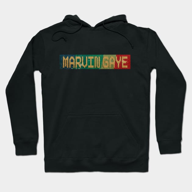 Marvin Gaye  - RETRO COLOR - VINTAGE Hoodie by AgakLaEN